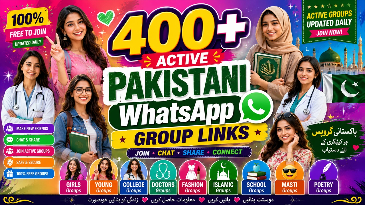 Pakistani WhatsApp Group Links