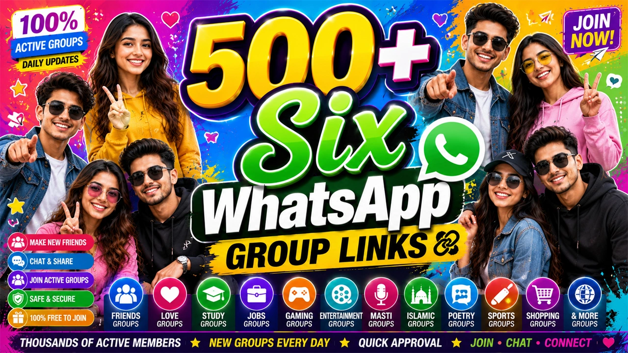 Six WhatsApp Group Links